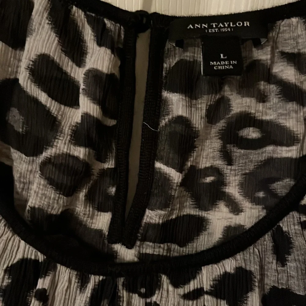 Ann Taylor animal print tank - Picture 2 of 3